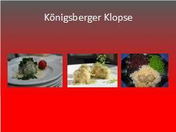 Königsberger Klopse