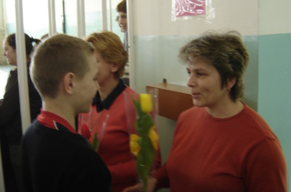 Uczniowie klasy Ic w czci artystycznej
